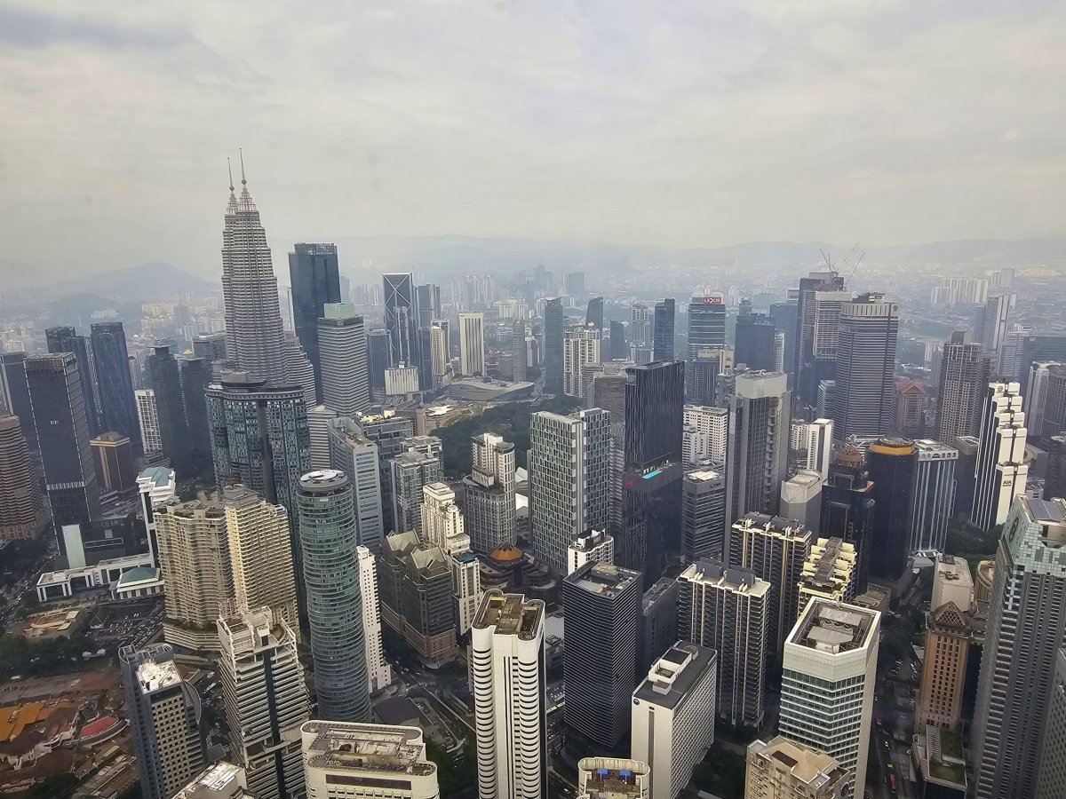 Vnitřní vyhlídková terasa Menara