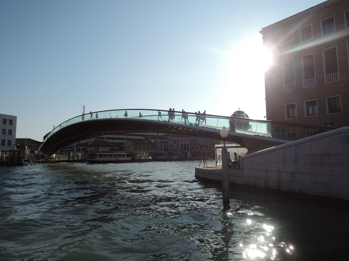 4. most na GC - Ponte della Constituzione u vlakového nádraží