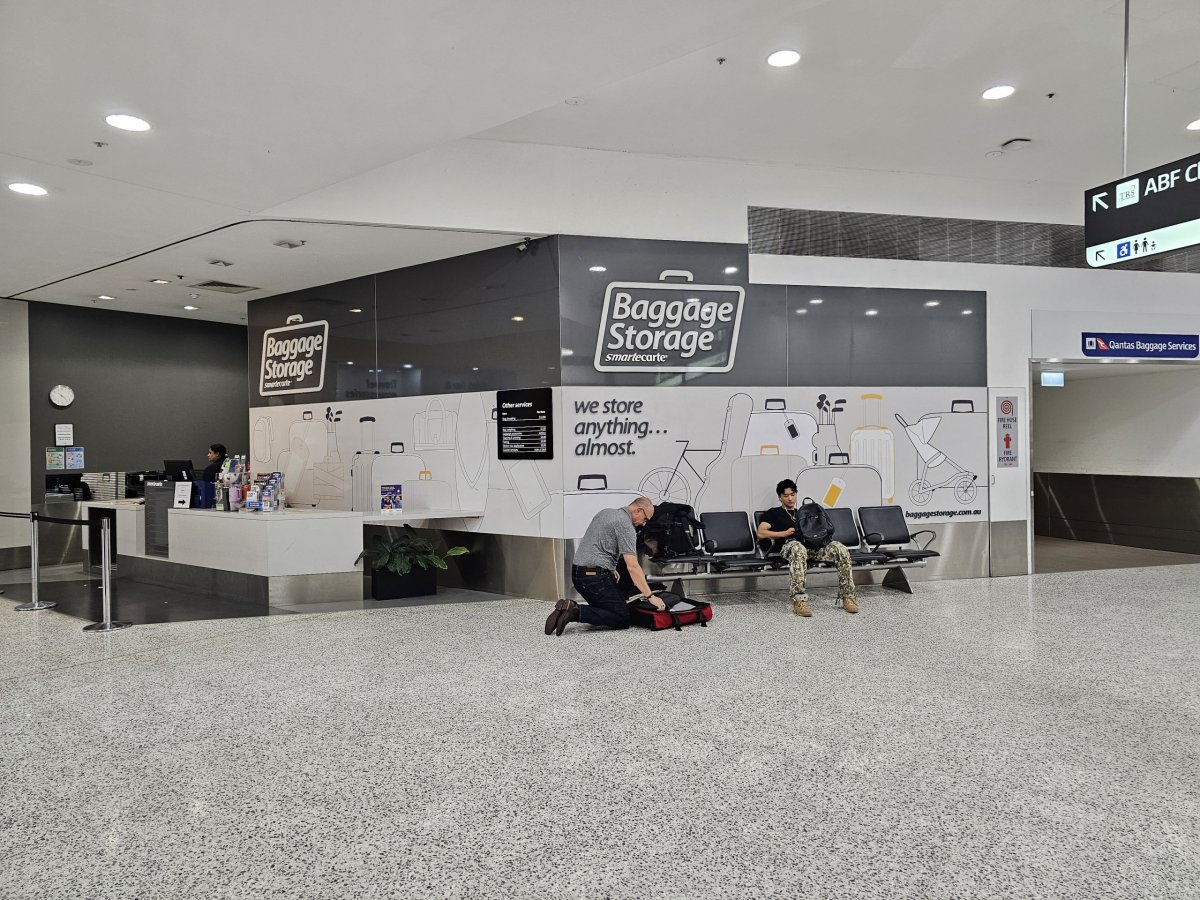 Úschovna zavazadel, terminál 1