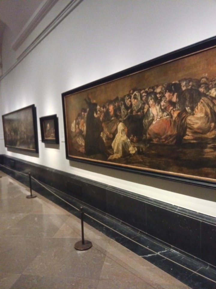 Jediná a málem draze zaplacená fotka z Muzea Prado. 