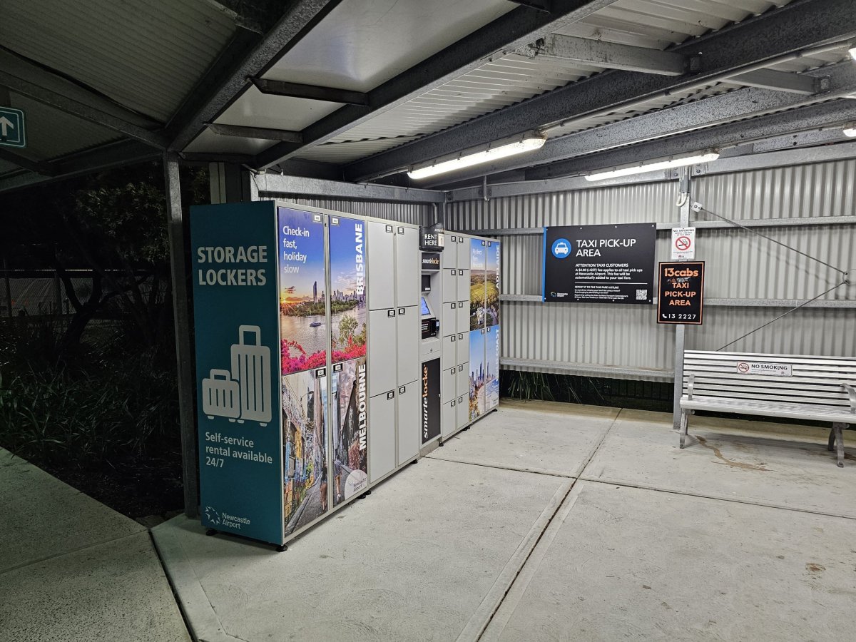 Skříňky na úschovu zavazadel