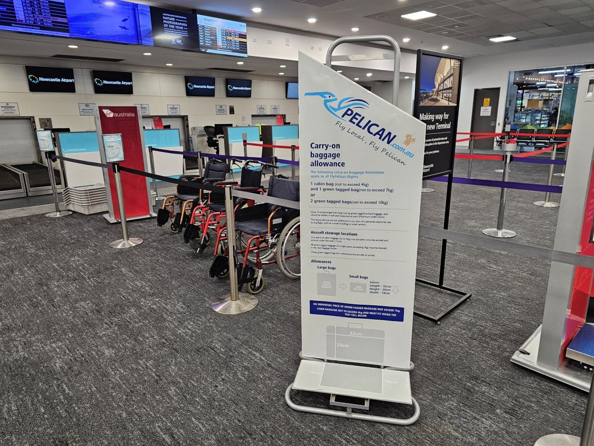 Šablona na příruční zavazadlo