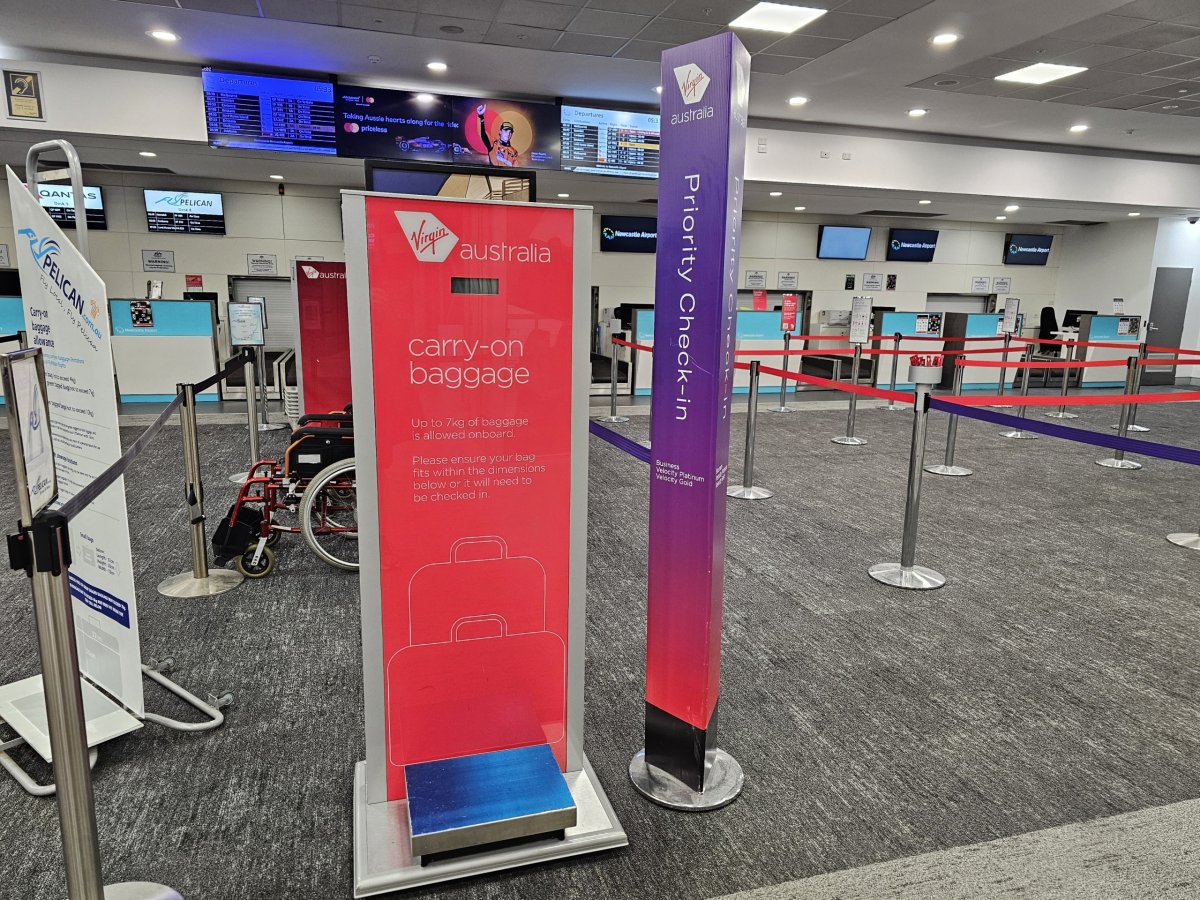 Šablona na příruční zavazadlo