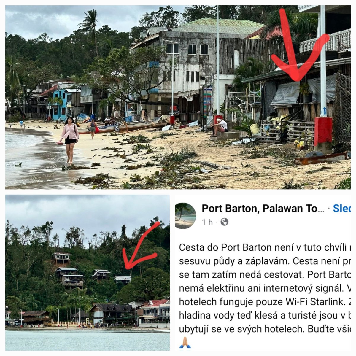 Náš bar a ubytování v El Nidu