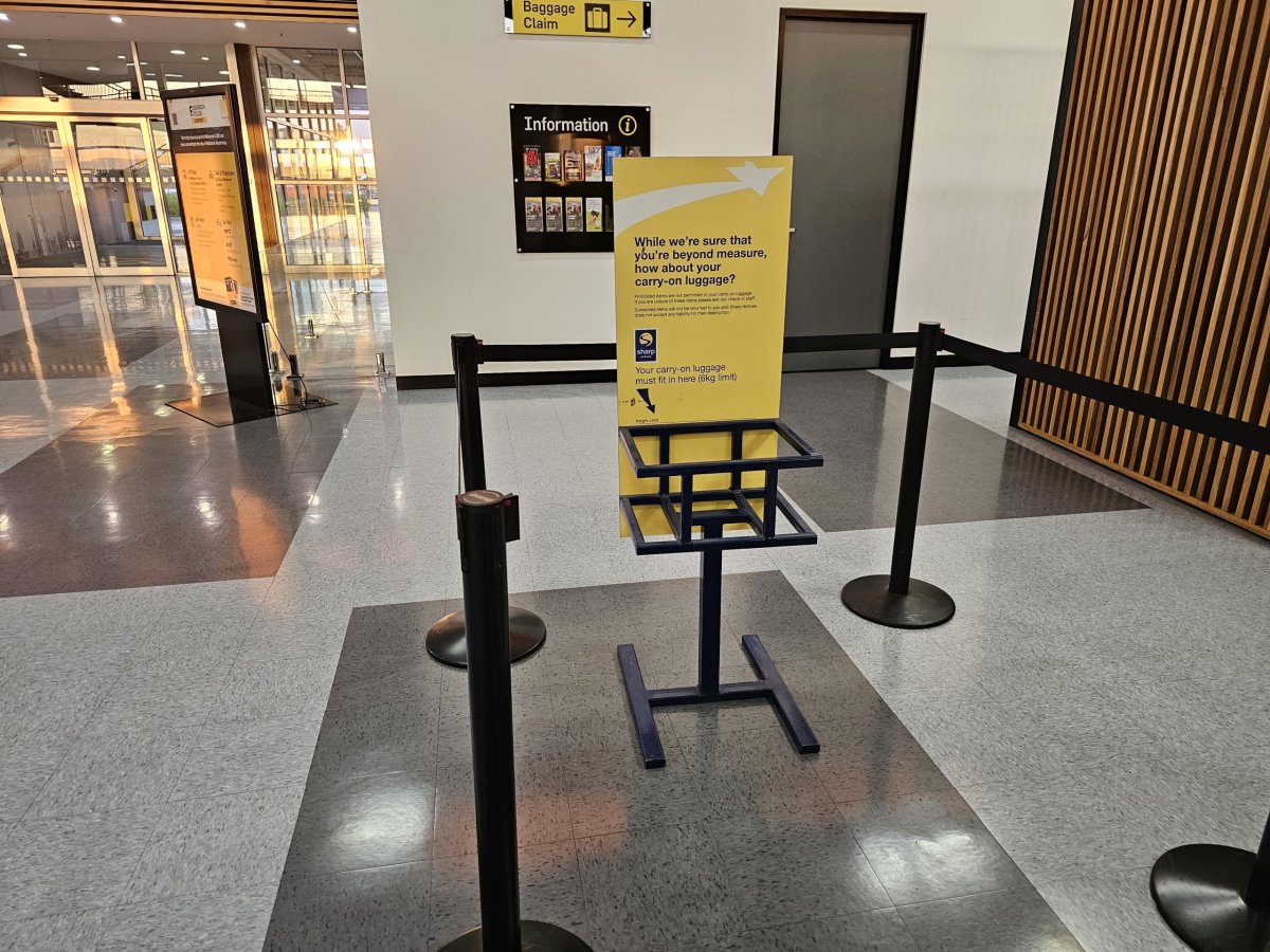 Šablona na příruční zavazadlo