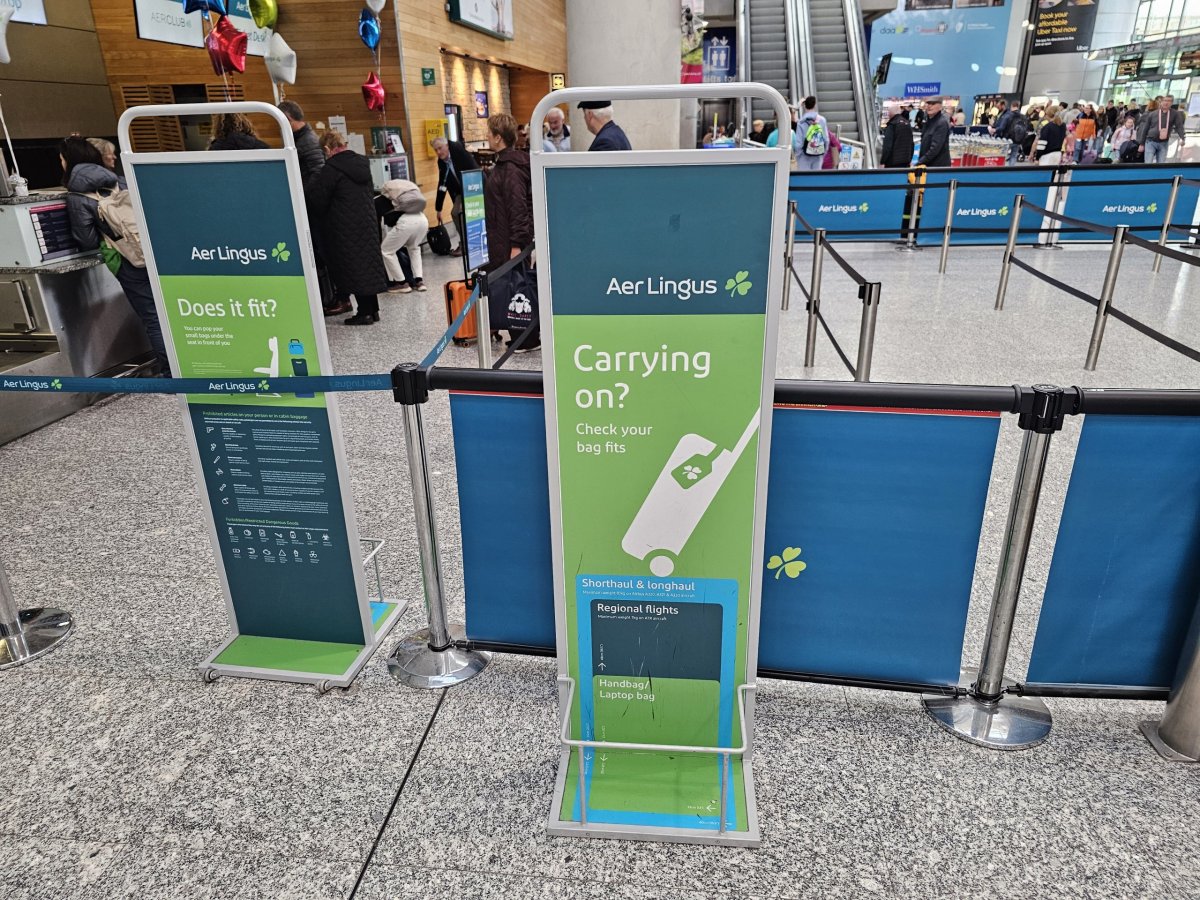 Šablona na příruční zavazadlo