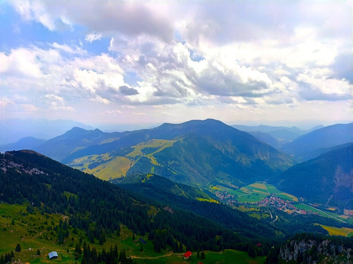 Wendelstein - Bayrischzell v údolí