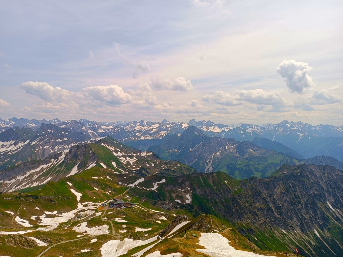 Nebelhorn - výhled (Hofatsblick - 2. mezistanice)