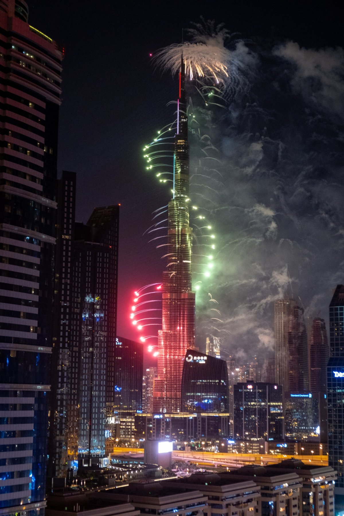 Burj Khalifa ohňostroj