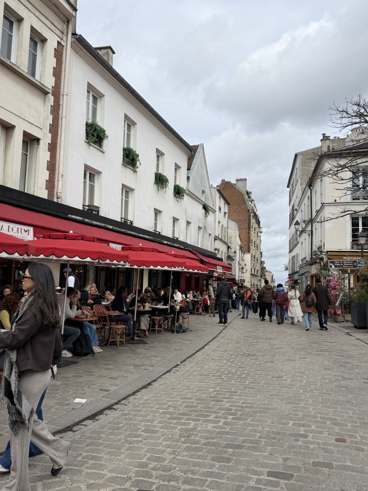 Uličky ve čtvrti Montmartre