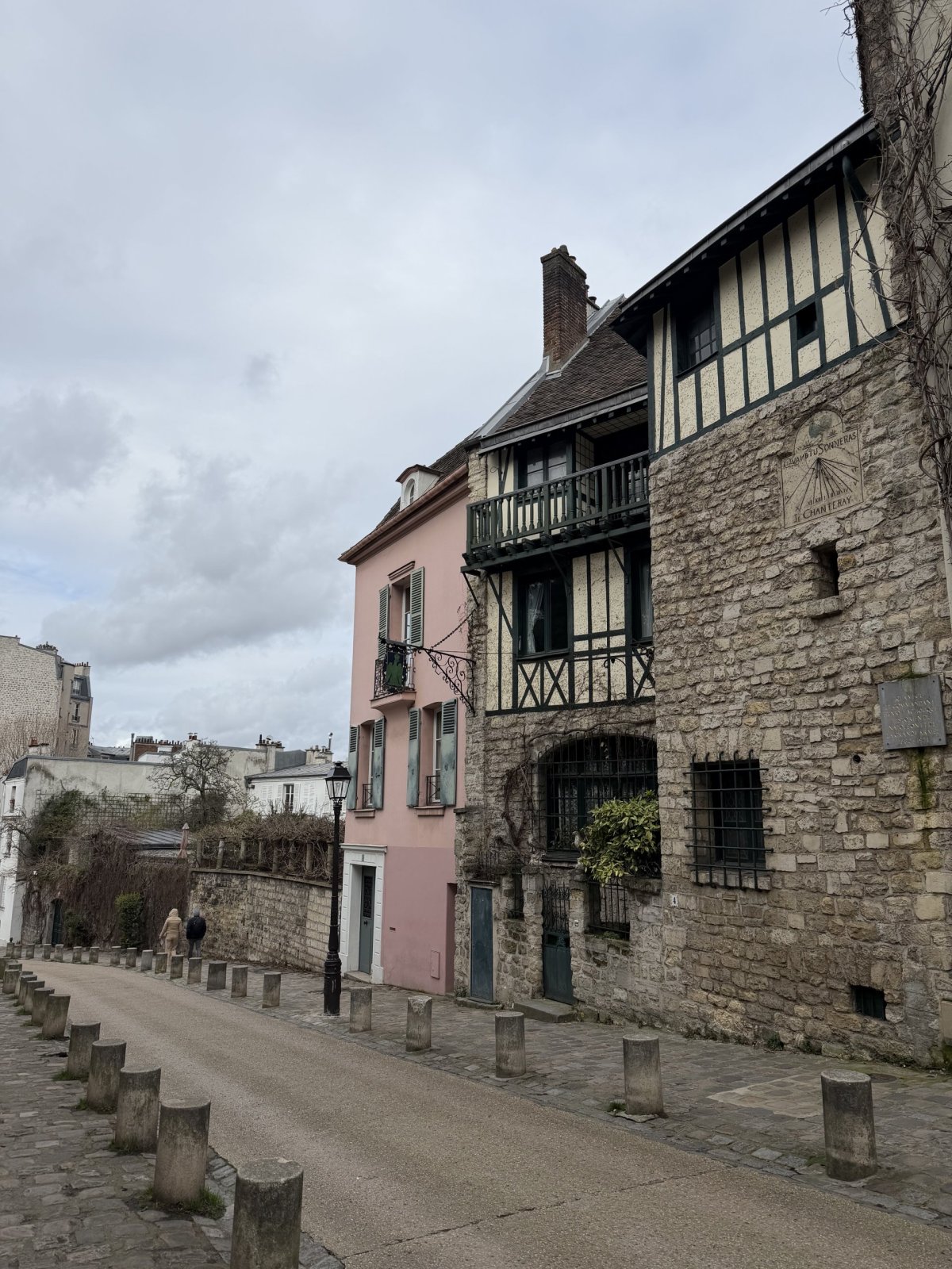 Uličky ve čtvrti Montmartre