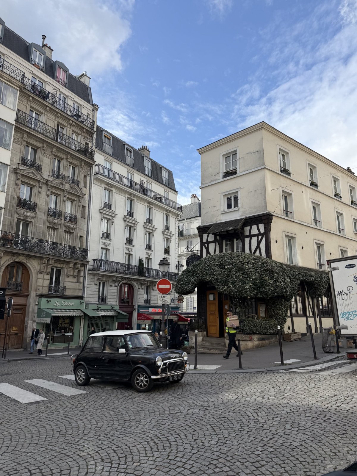 Uličky ve čtvrti Montmartre