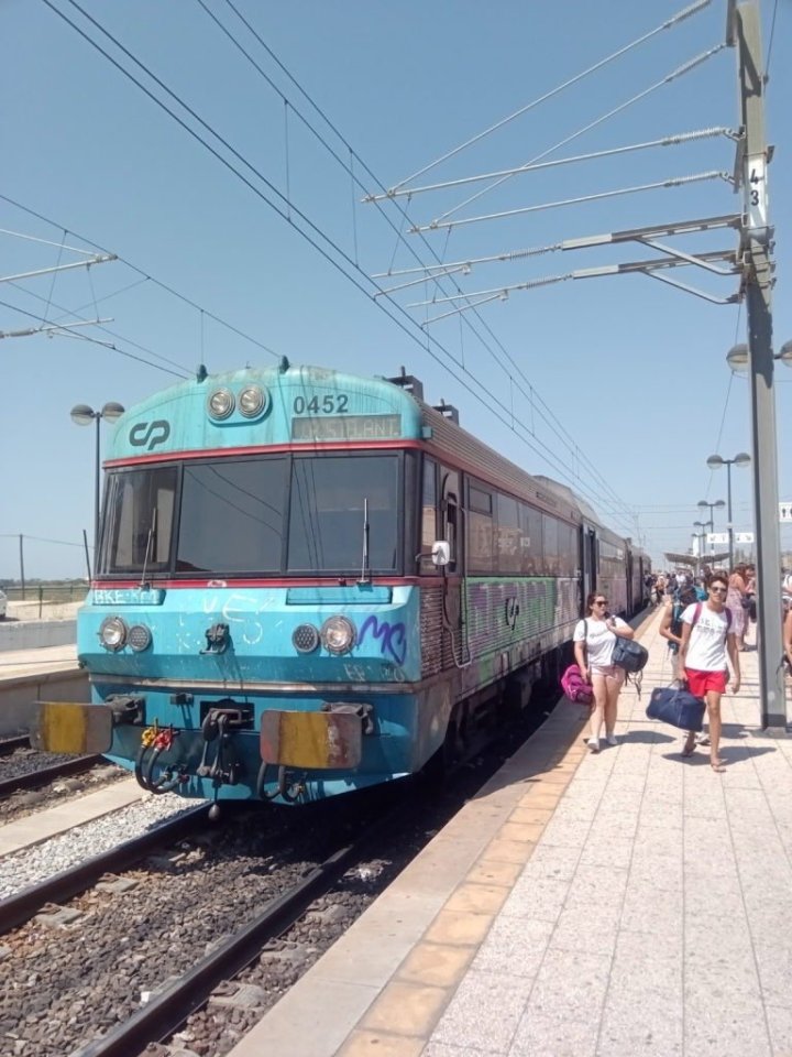 Na portugalské železnici jde přece jen poznat, že jde o trochu chudší zemi.