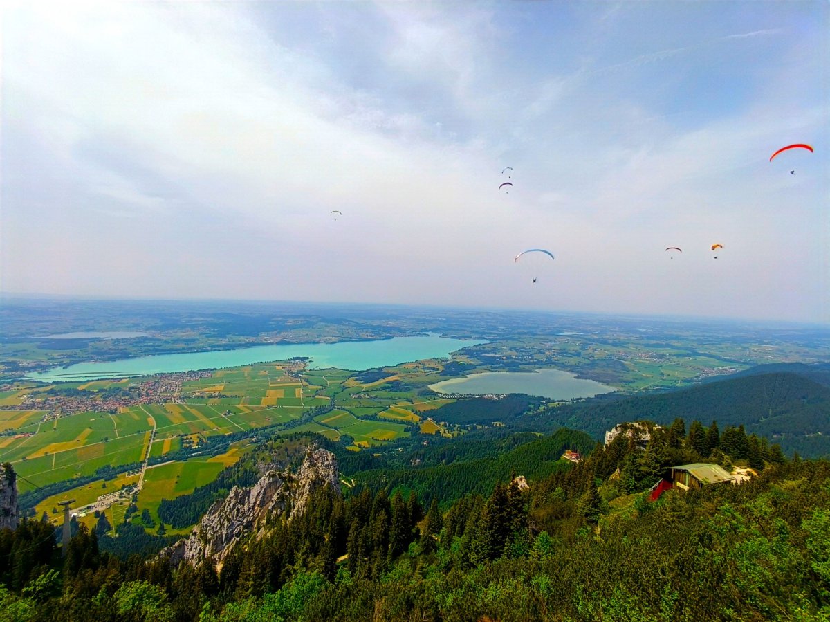 Tegelberg - Forggensee + Bannwaldsee 