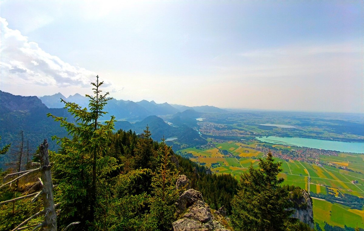 Tegelberg - směr Neuschwanstein + Füssen