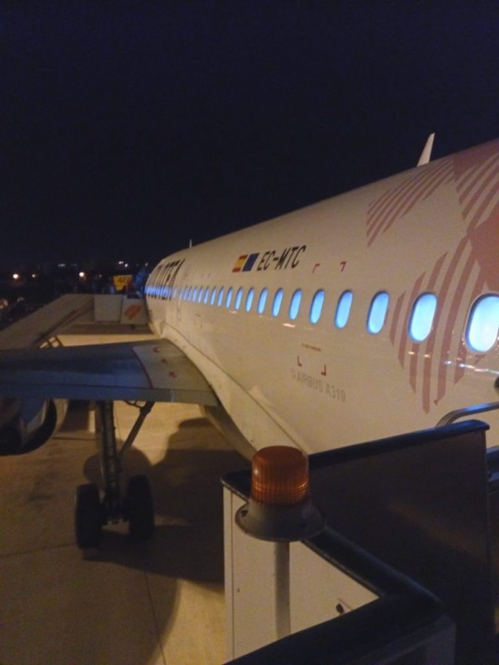 Letadlo společnosti Volotea.