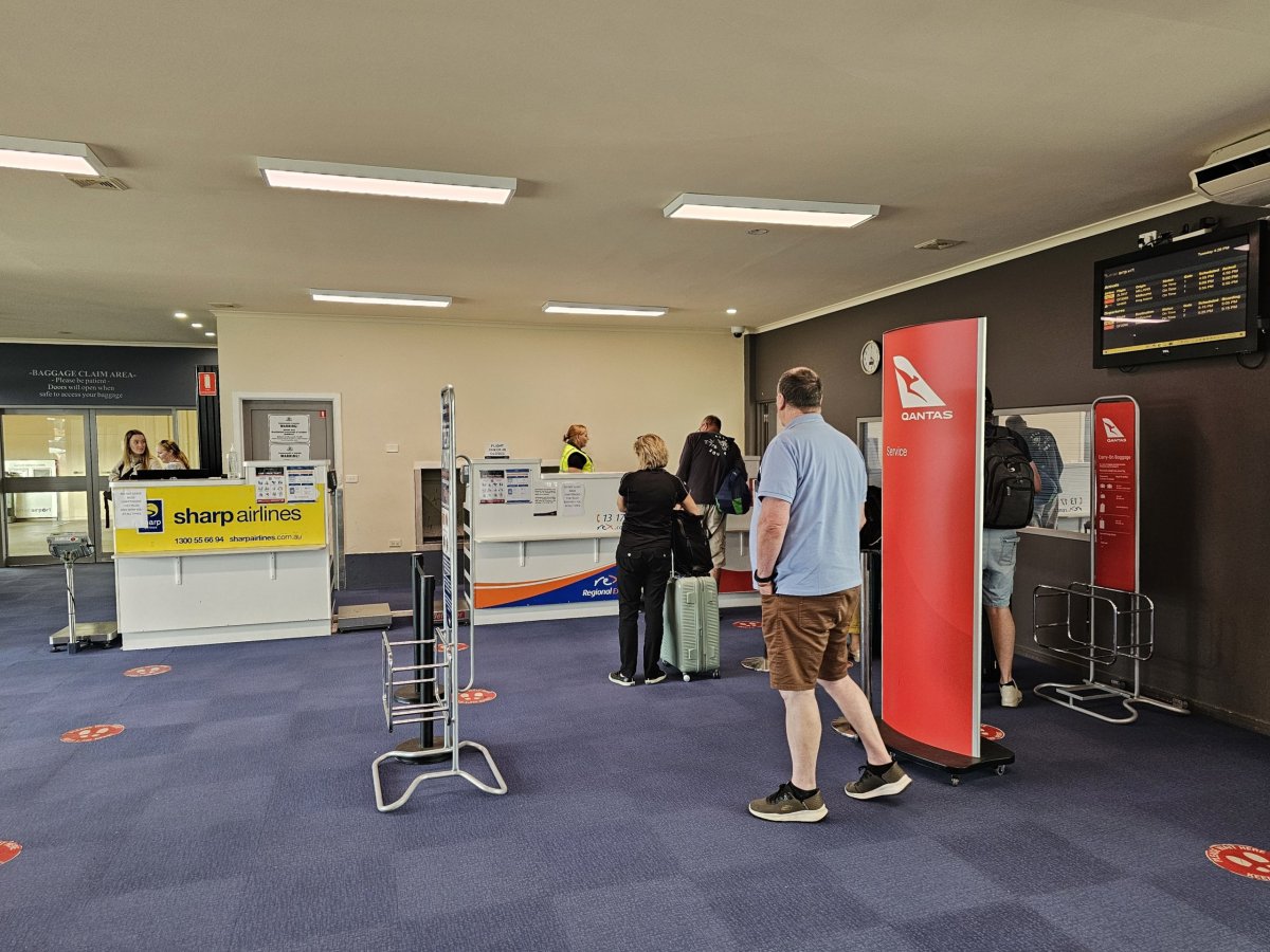 Check-in přepážky