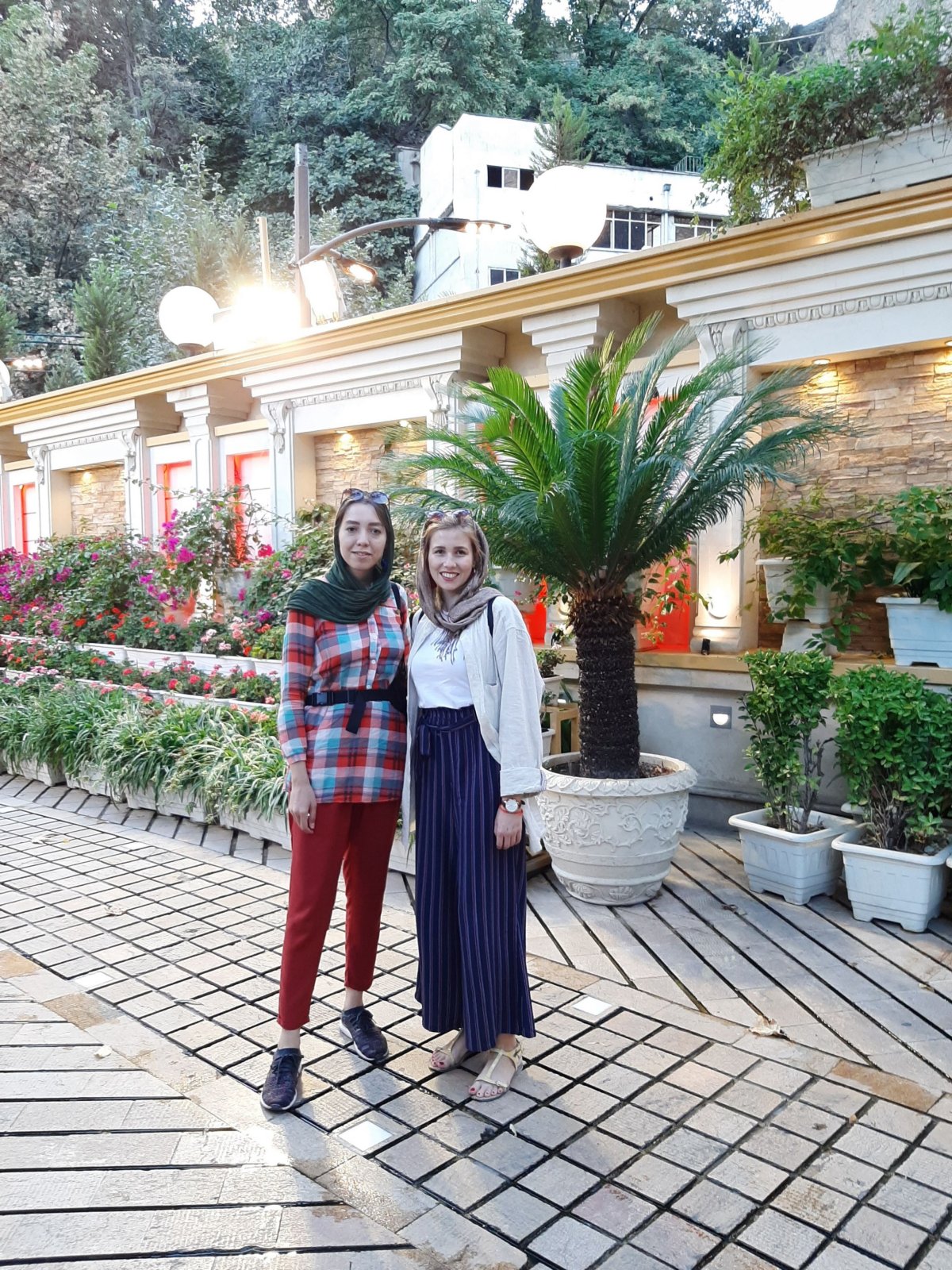 V jedné zahrad v Darbandu.