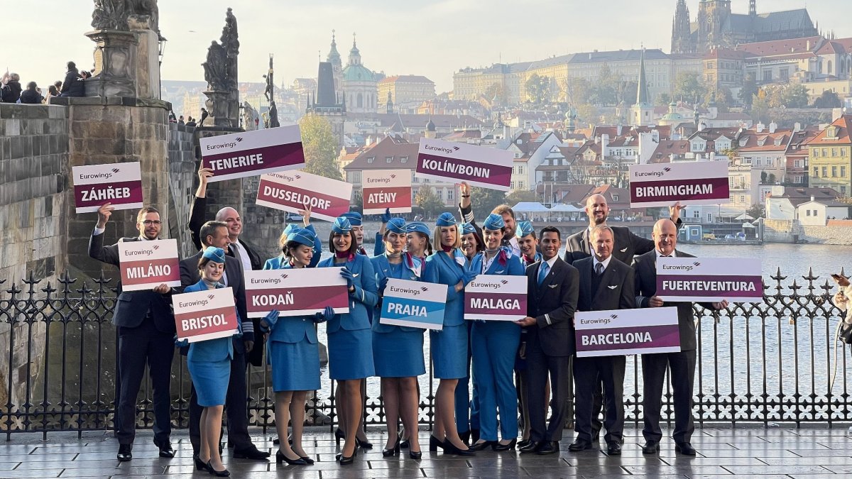 Eurowings zahajují bázi v Praze