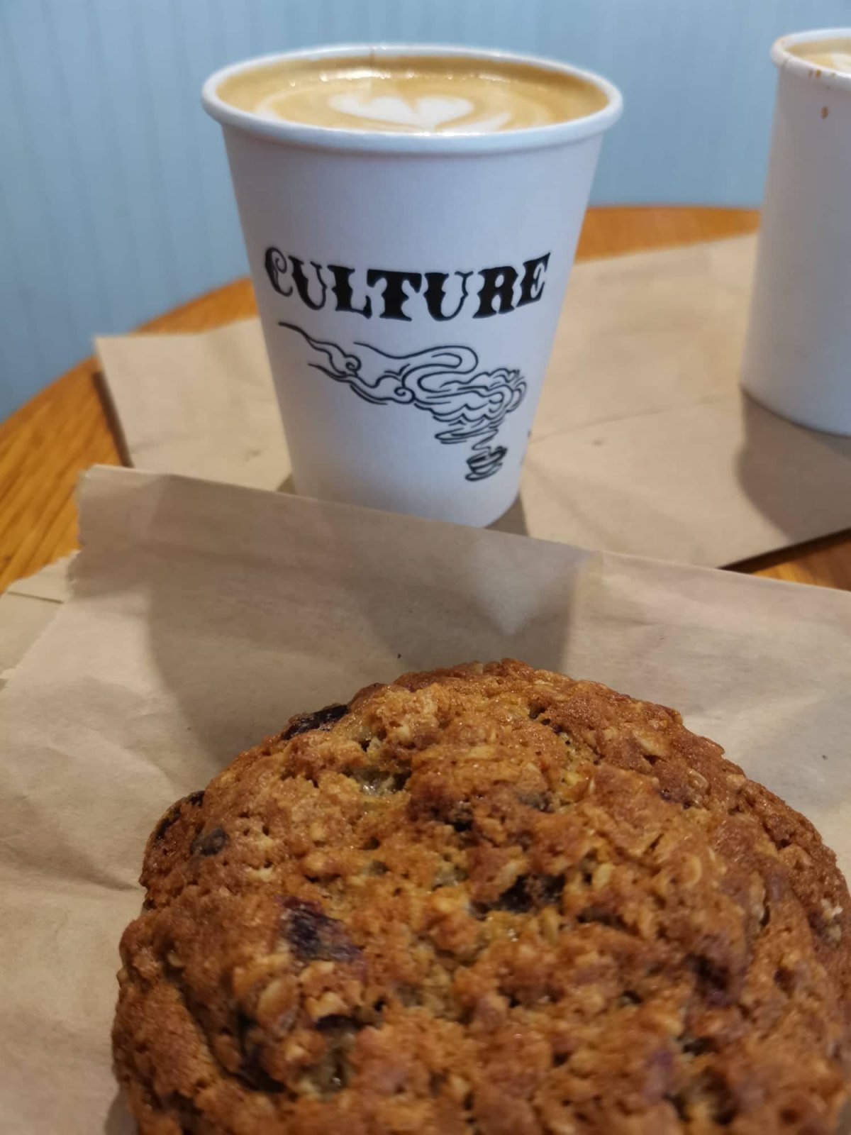 Culture Coffee nabízí vedle kávy taky jedny z nejlepších cookies ve městě.