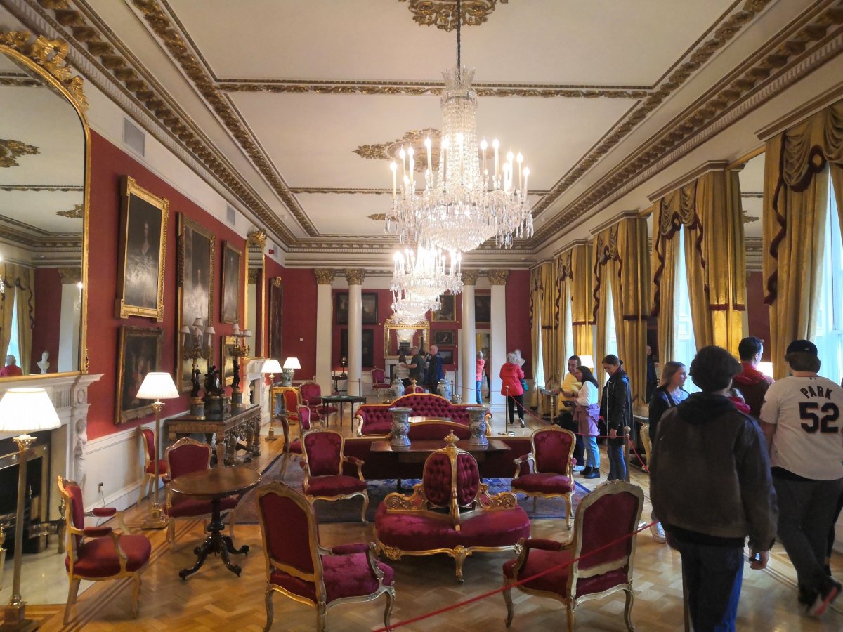 Interiér Dublinského hradu