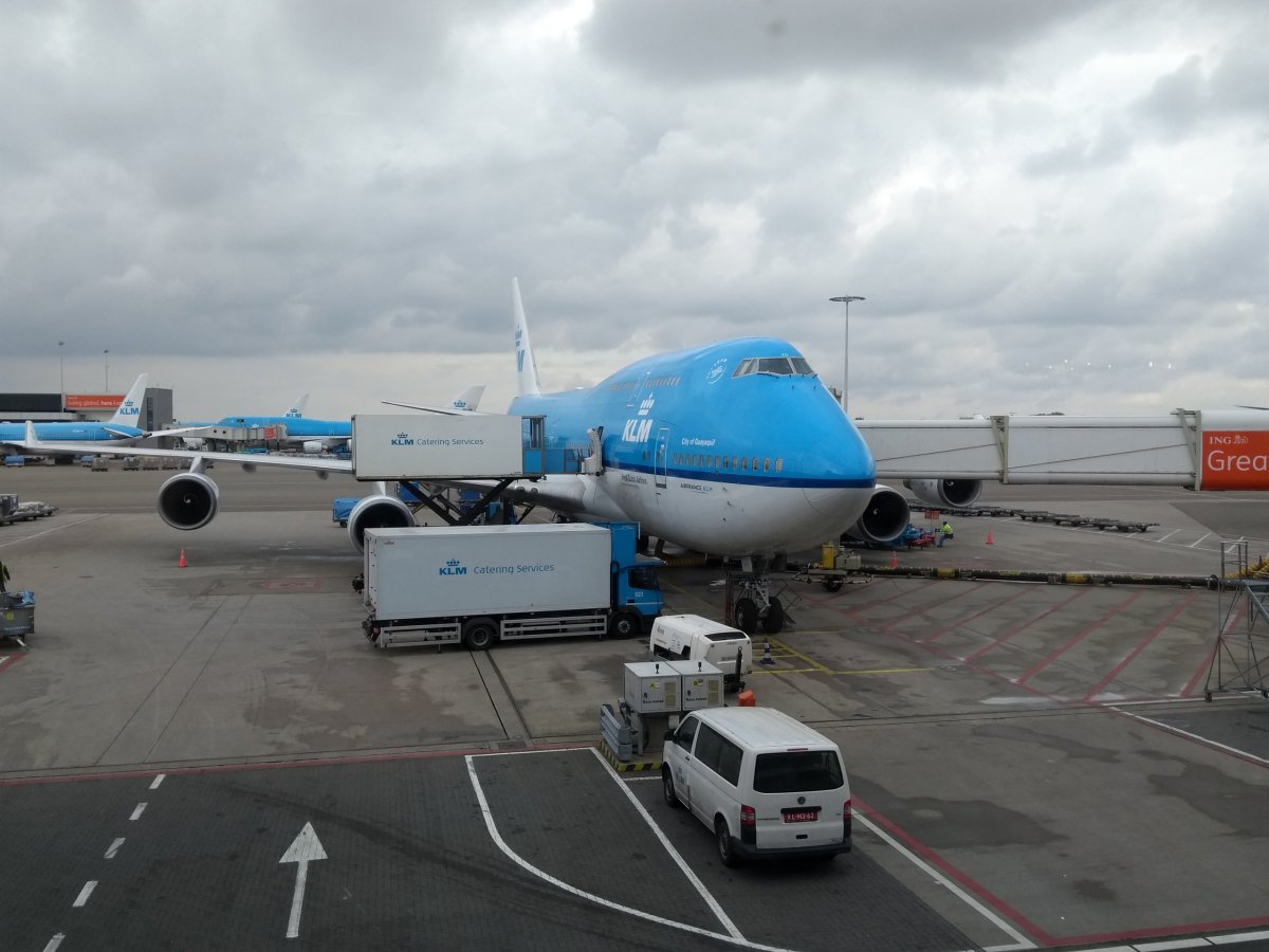 Boeing KLM v Amsterdamu