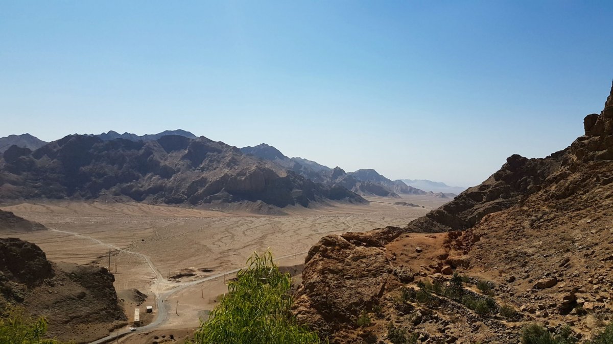 Výhled z chrámu v Chak-Chak.