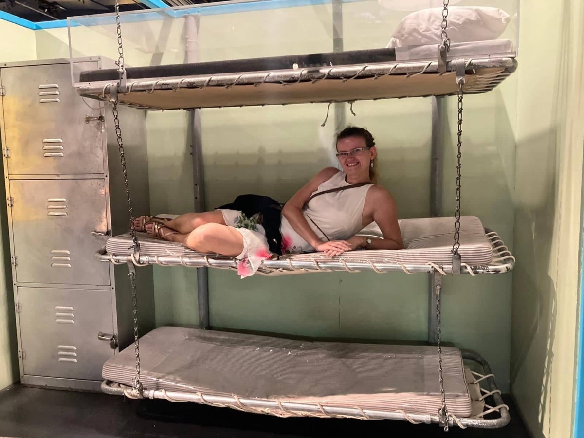 Otestovat si, jaké to je spát na námořnických palandách.