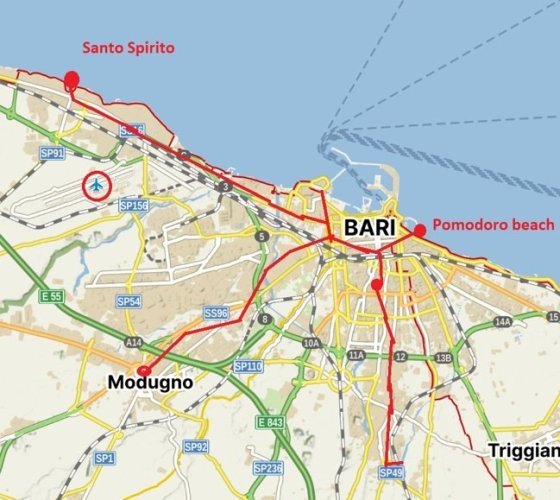 Výlety v okolí Bari