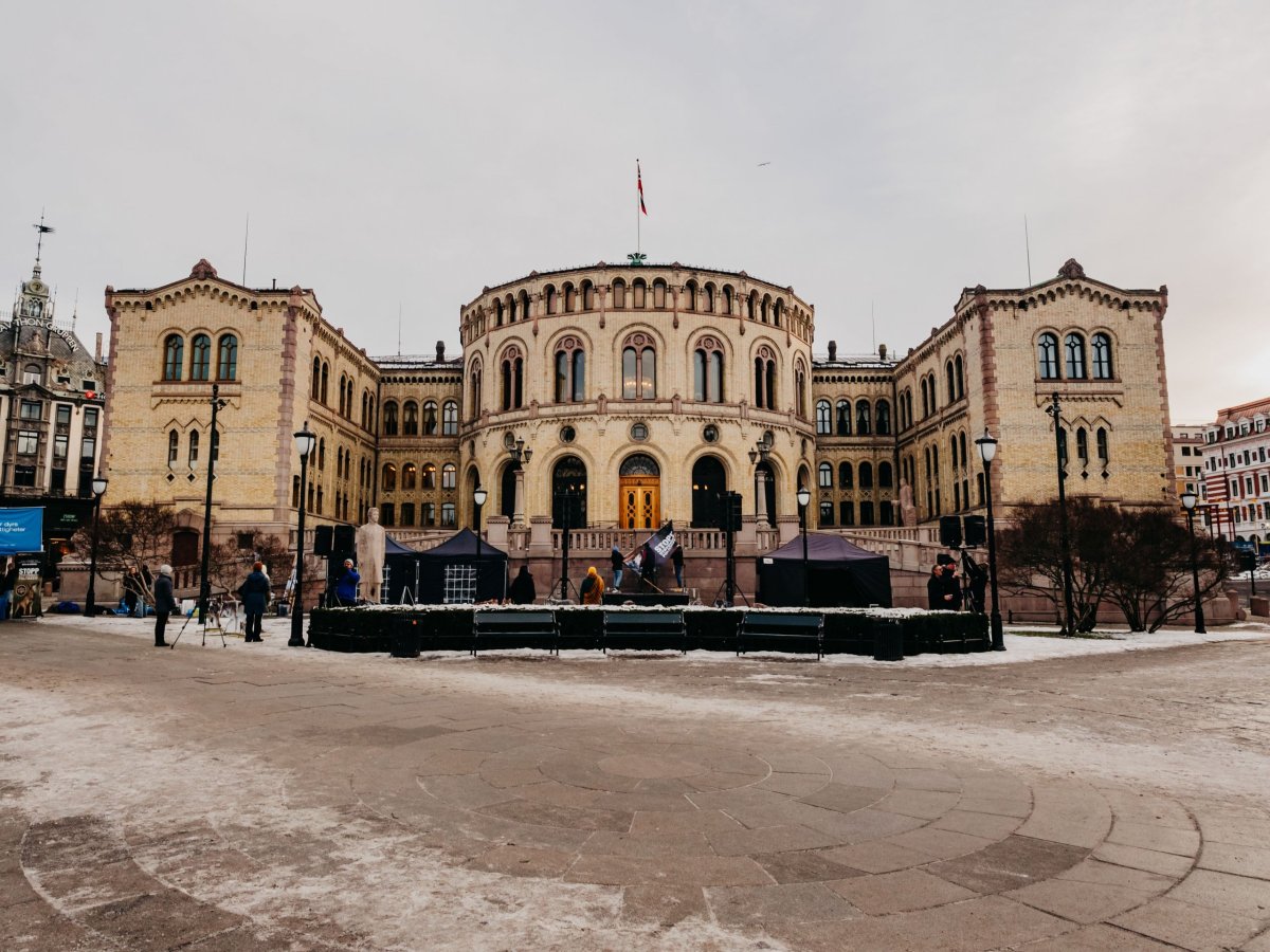 Budova parlamentu v Oslu