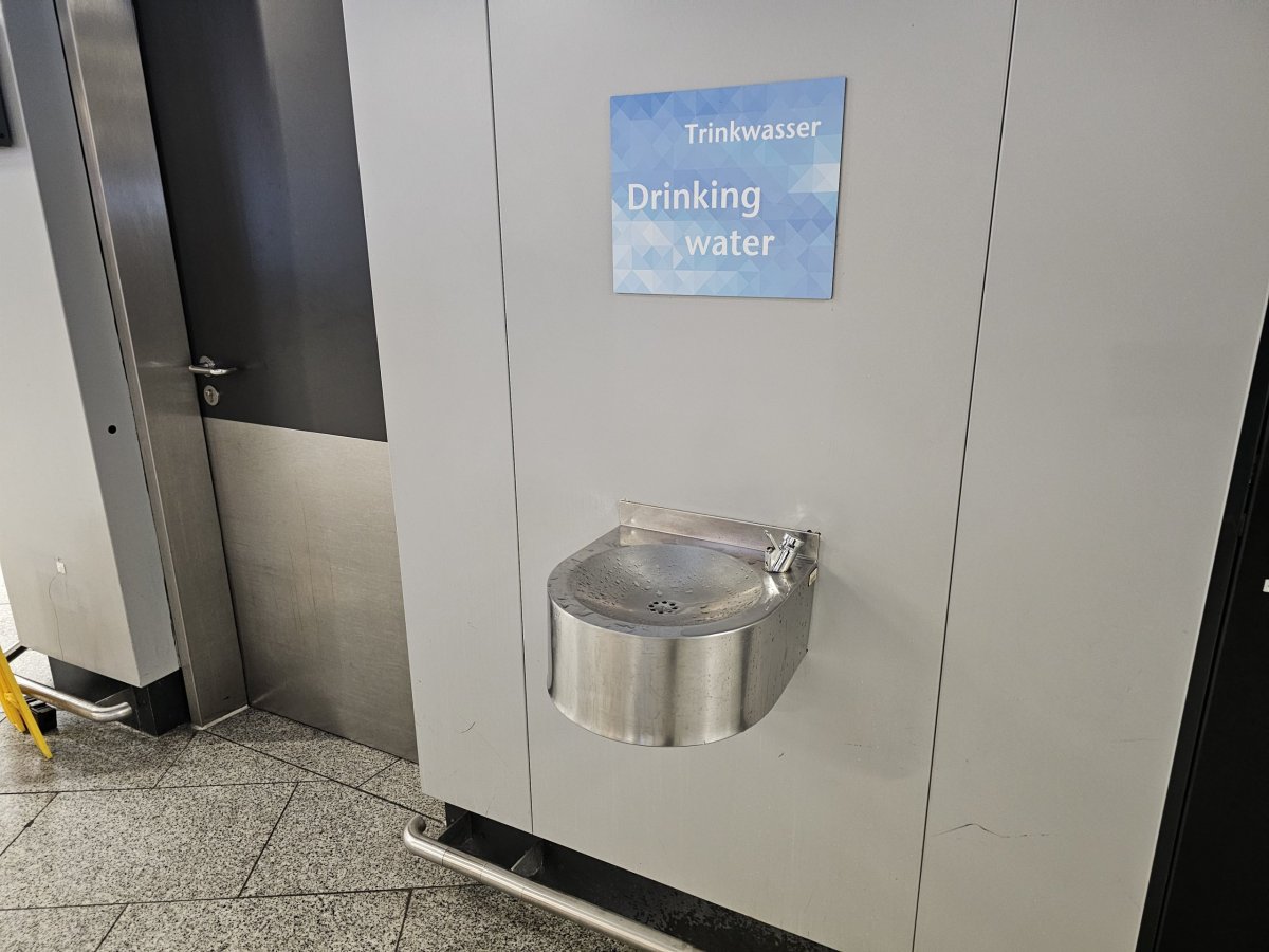 Pitná voda, letiště FRA