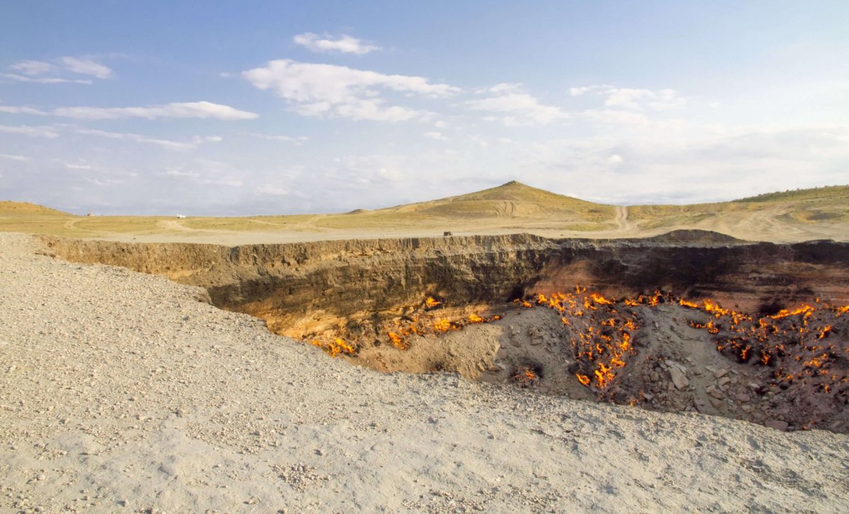 Turkmenistán - Brána do pekla