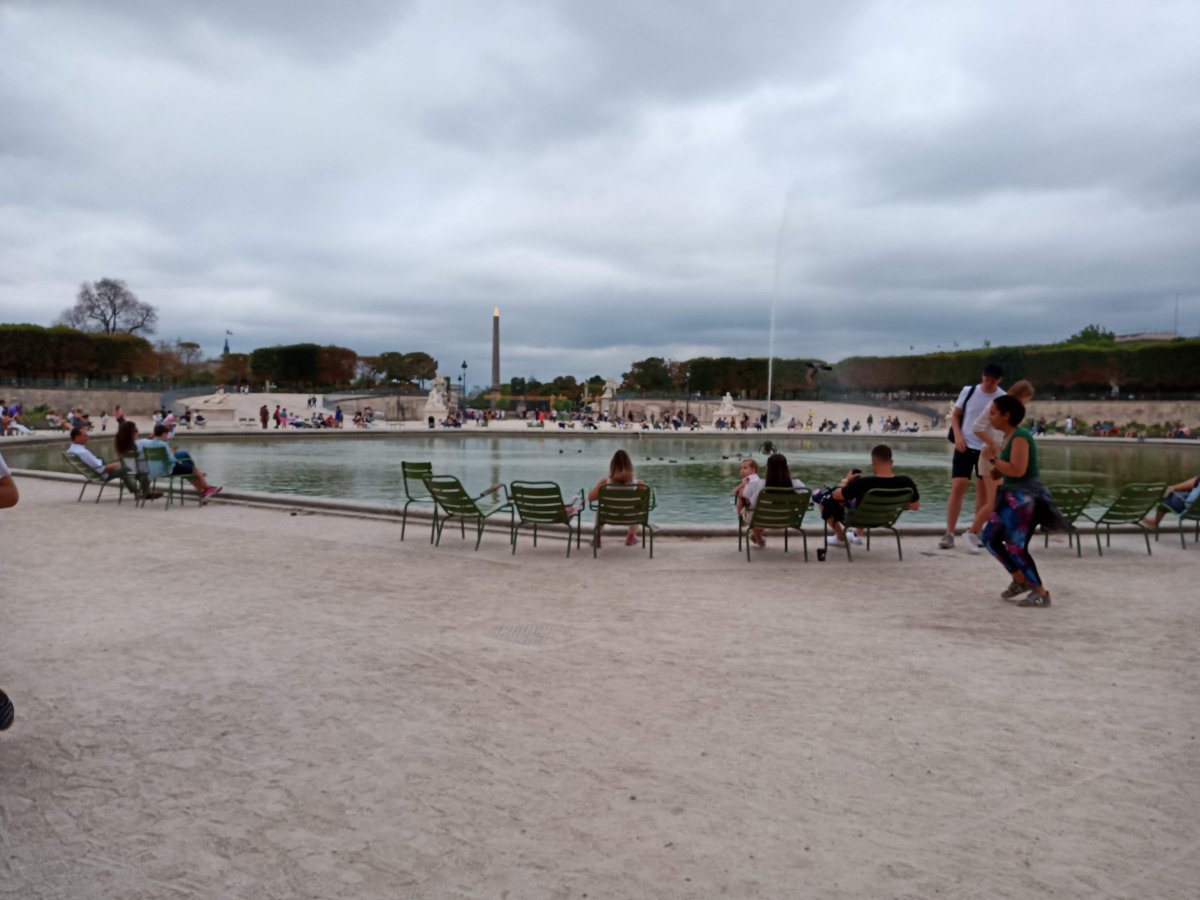 Zahrady u muzea Louvre