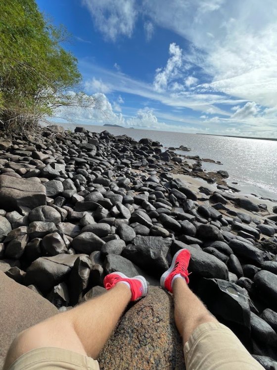 Pobřeží v Remire-Montjoly