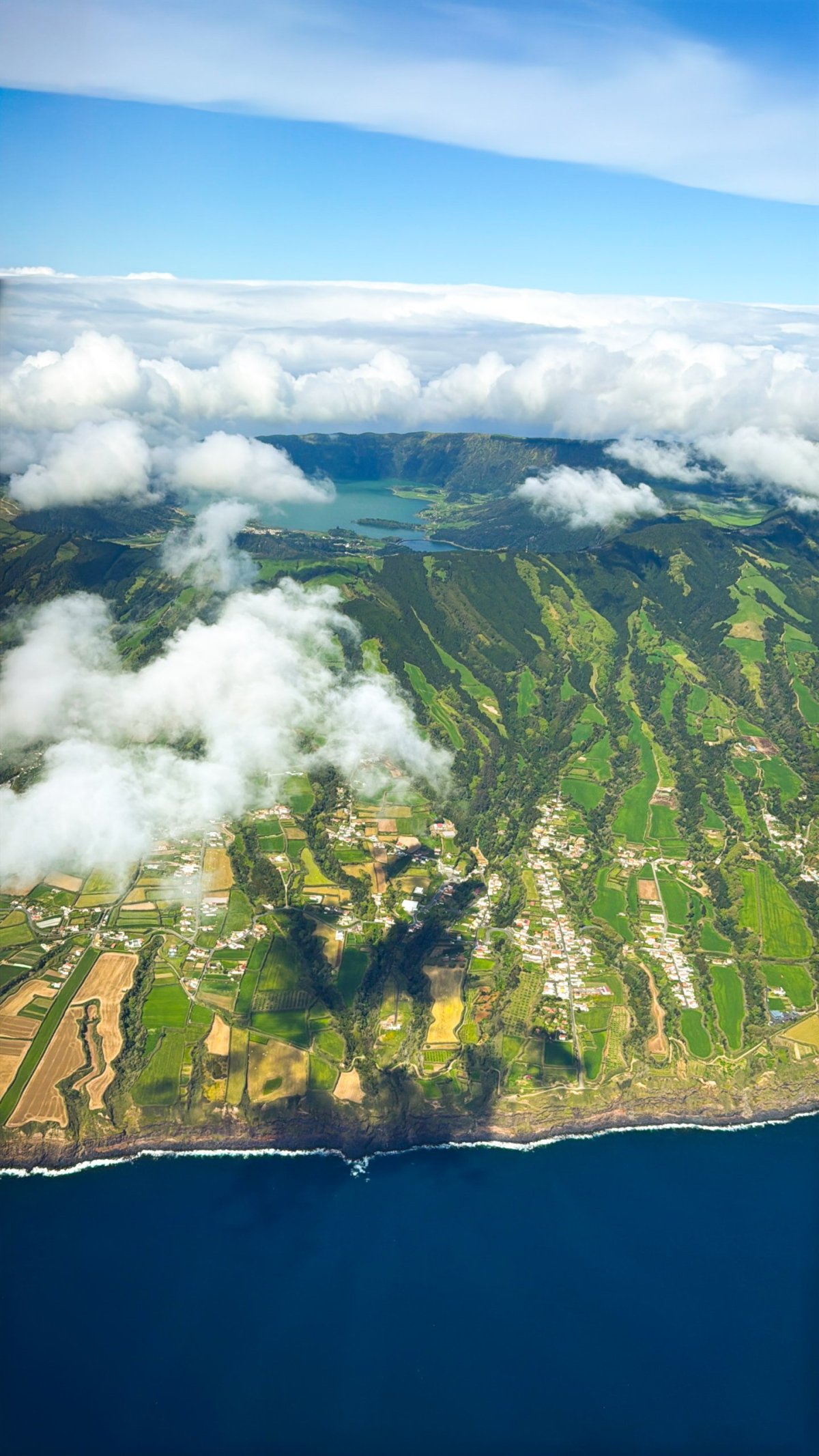 Sao Miguel z letadla