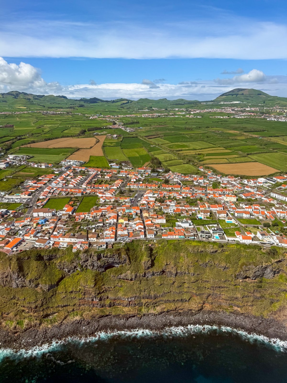 Sao Miguel z letadla