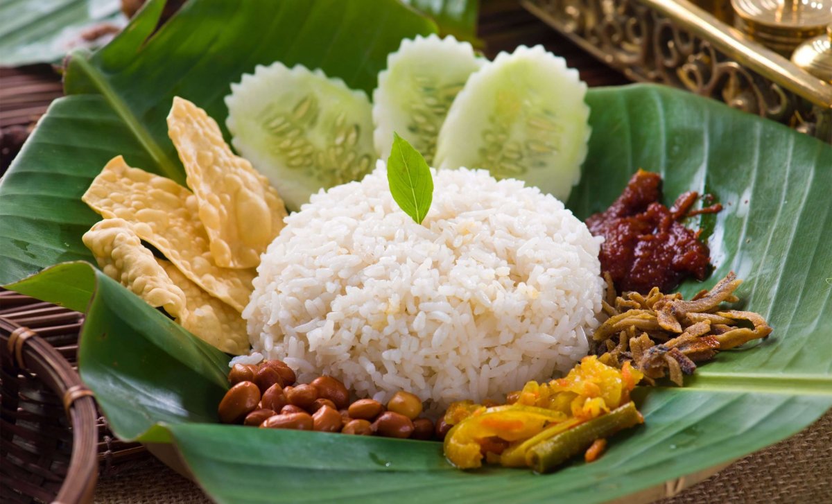Indonéská kuchyně - Nasi lemak