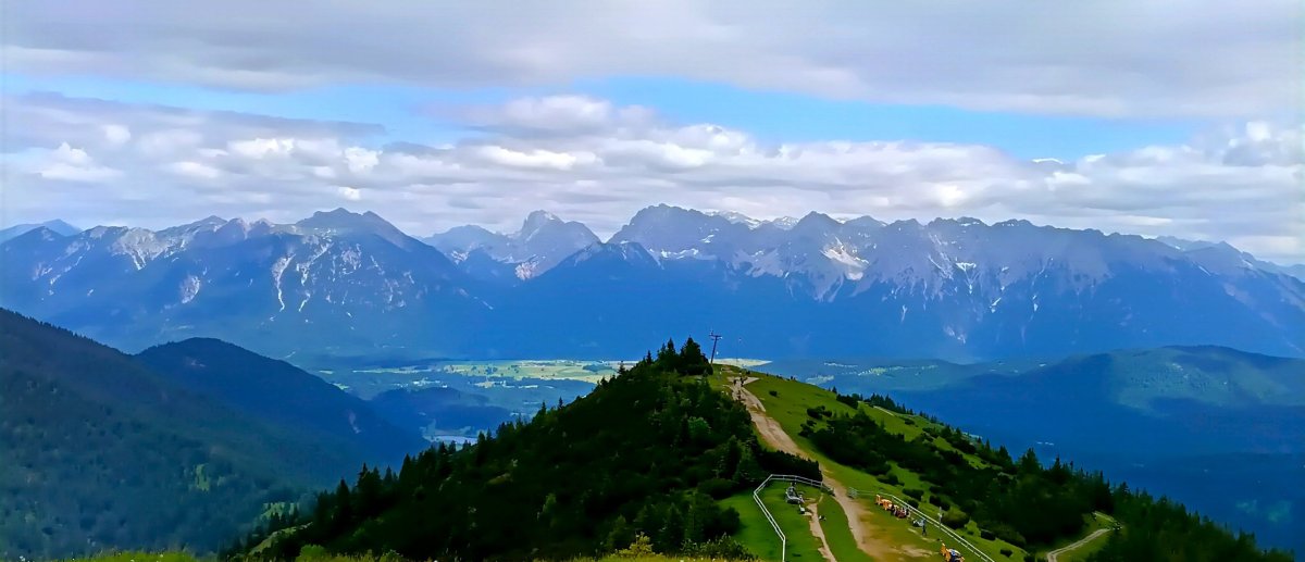 Wank - výhled Kanderwel