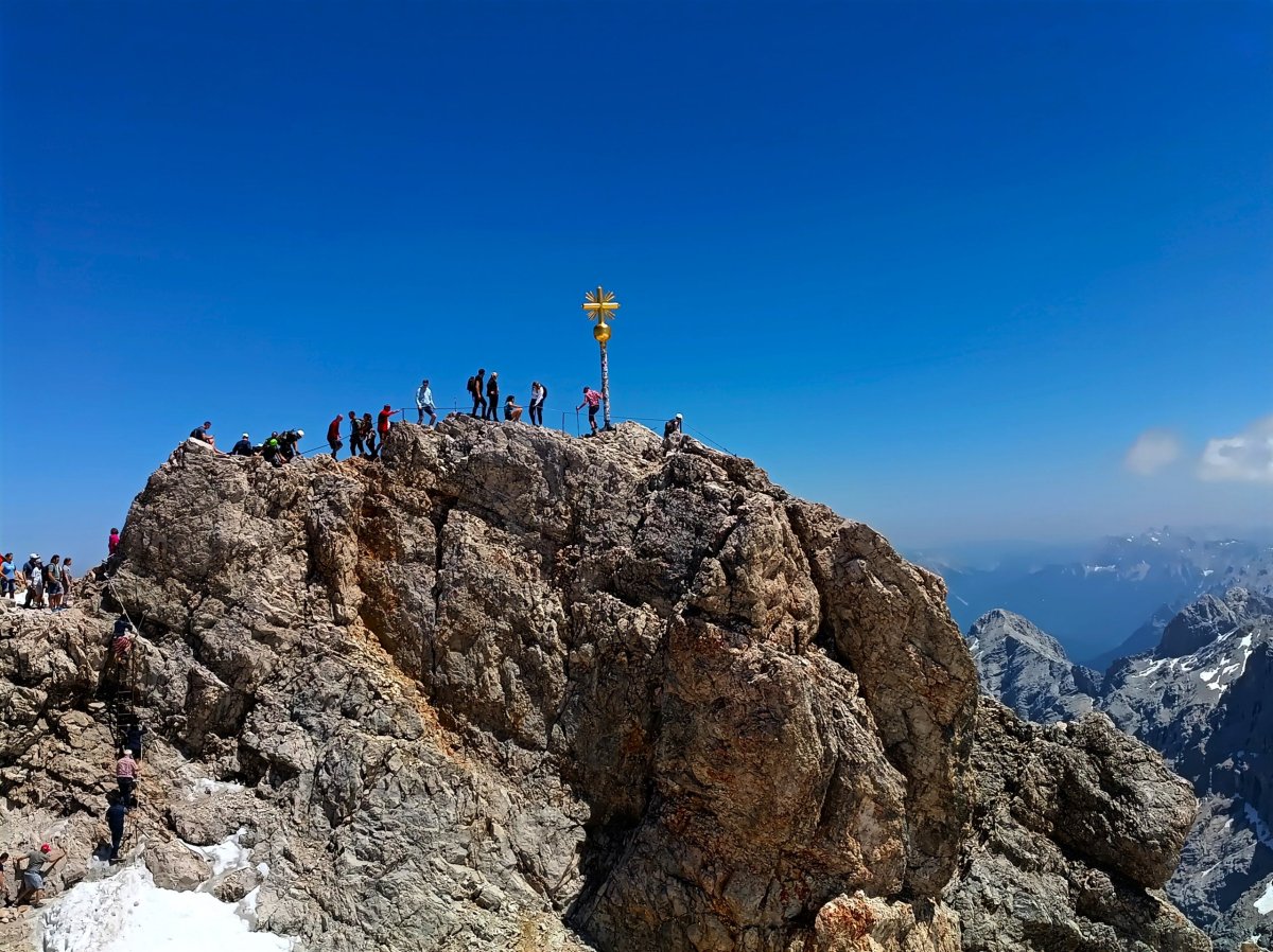 Zugspitze - nejvyšší bod DE (2962 m.n.m)