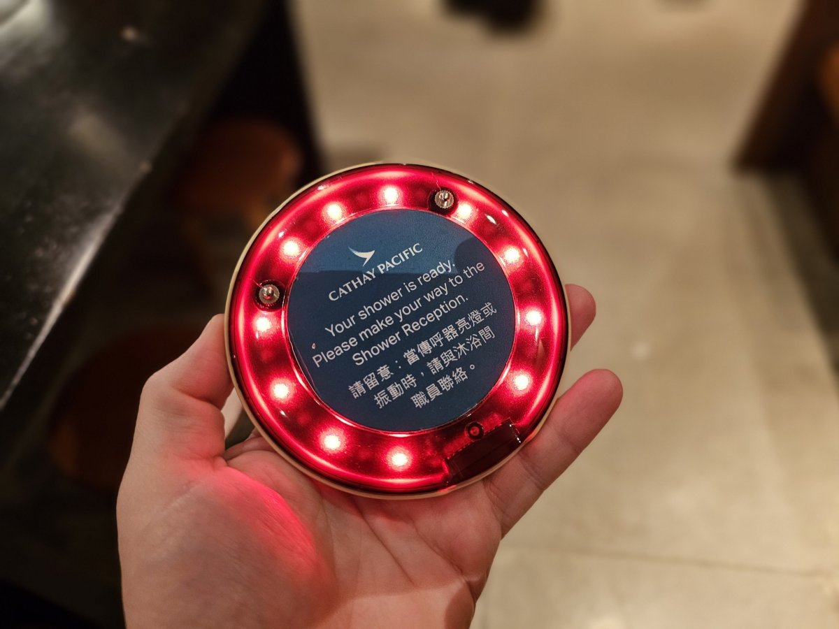 Upozornění k uvolnění sprchy