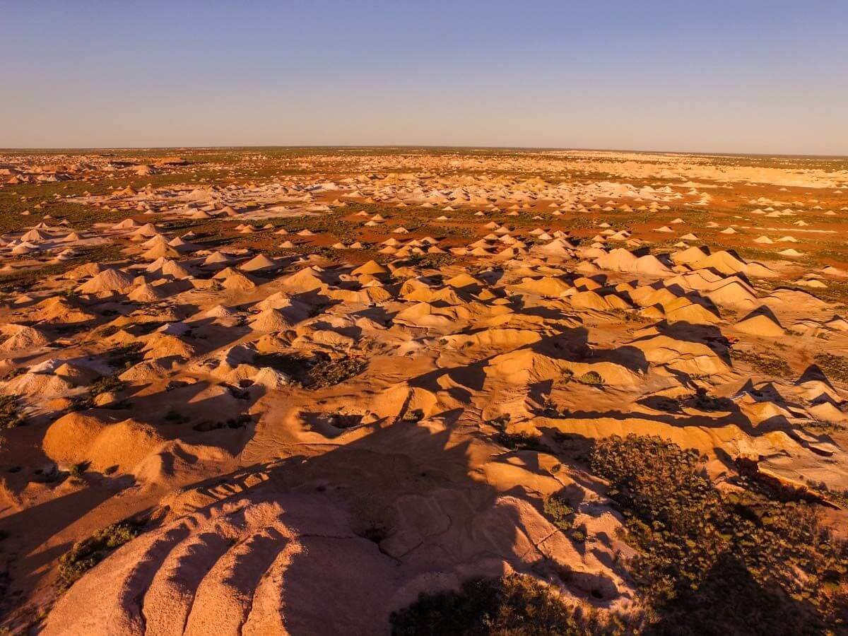 Opálové doly poblíž Coober Pedy.