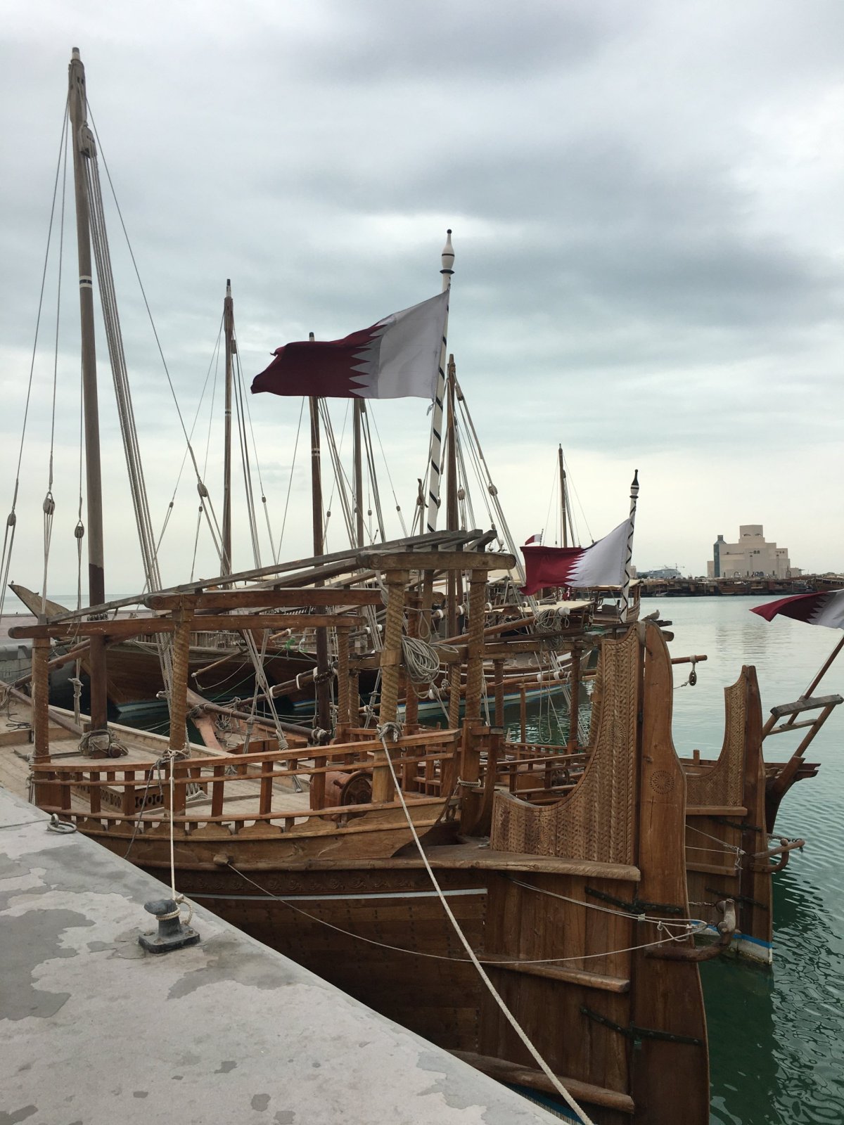 Typické Katarské lodě