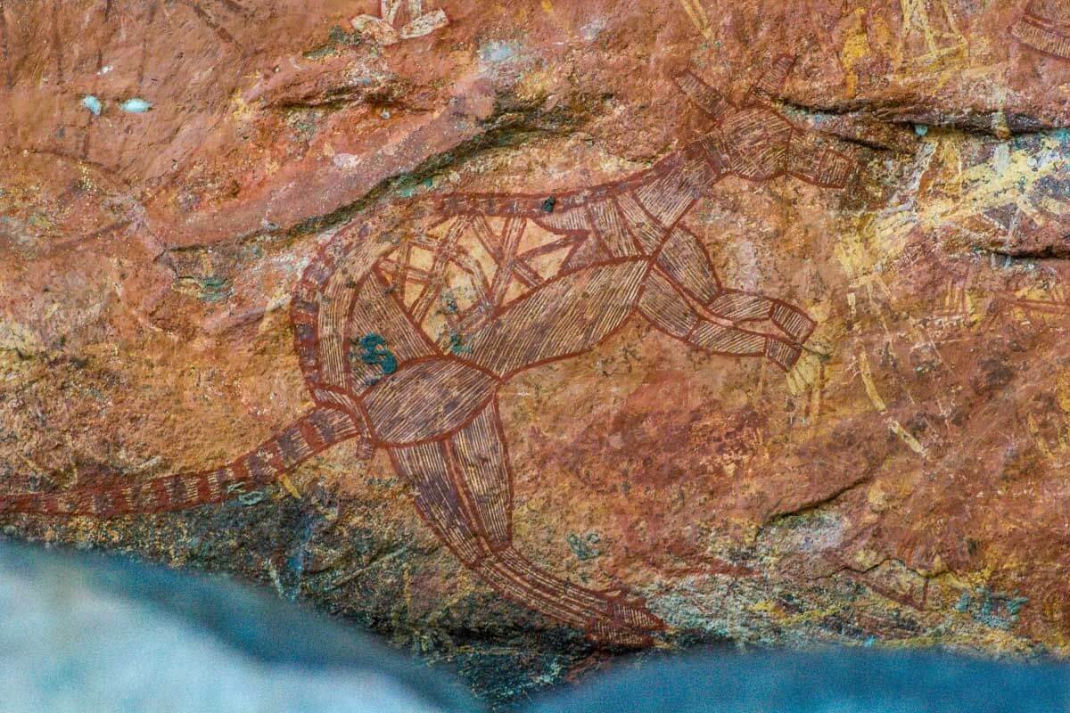 Nástěnné malby v NP Kakadu