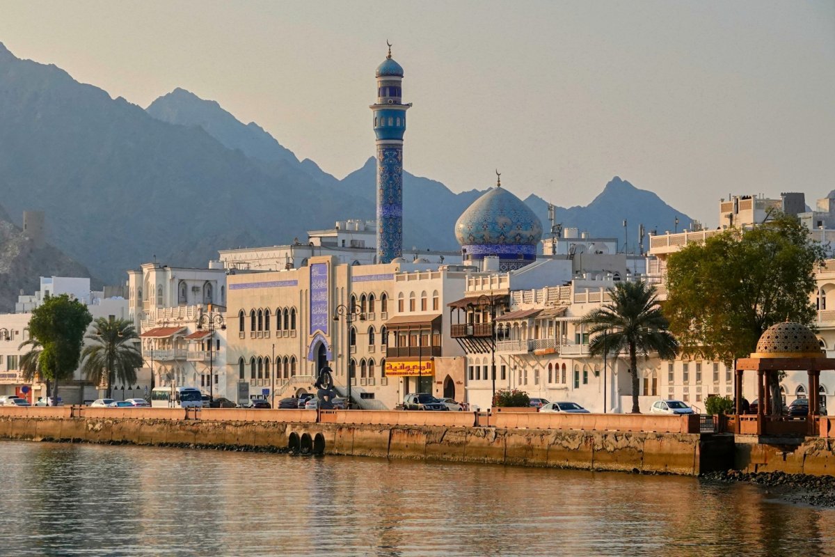 Cornishe ve čtvrti Matrah - Muskat