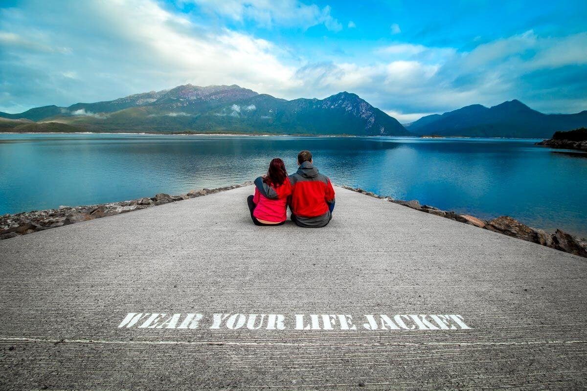 Ráno u Burbury Lake