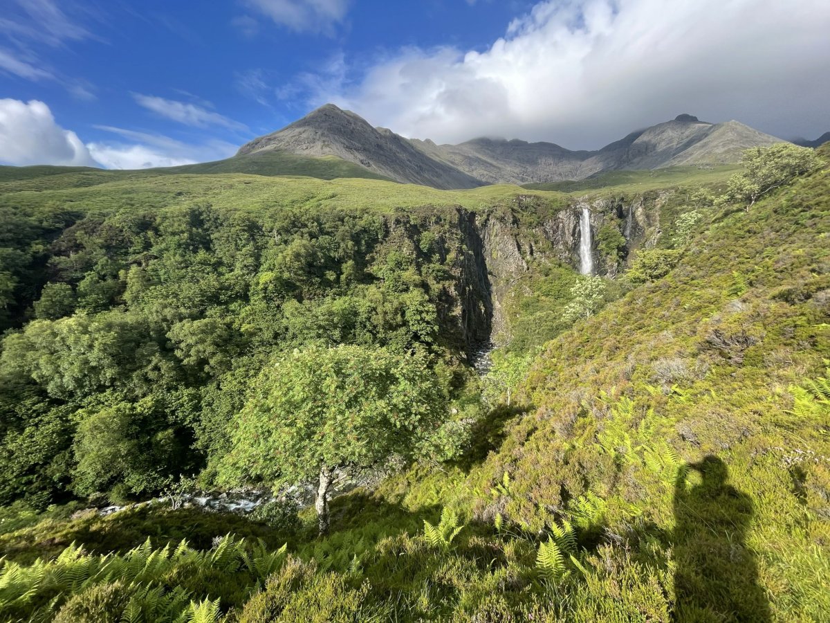 Eas Mòr waterfall