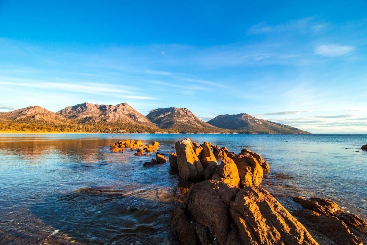 Skály Hazards v NP Freycinet