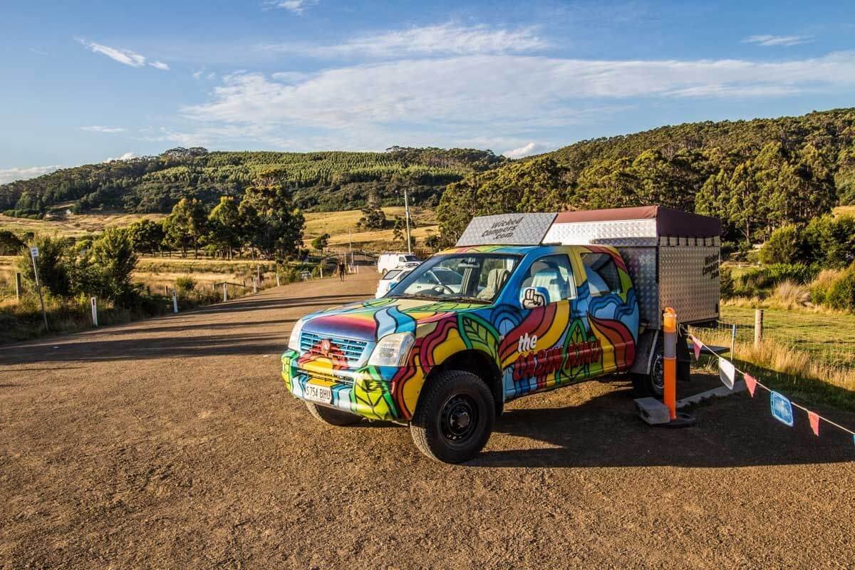 Roadtrip po Tasmánii č. 2 - Naše nové, taky bláznivé auto