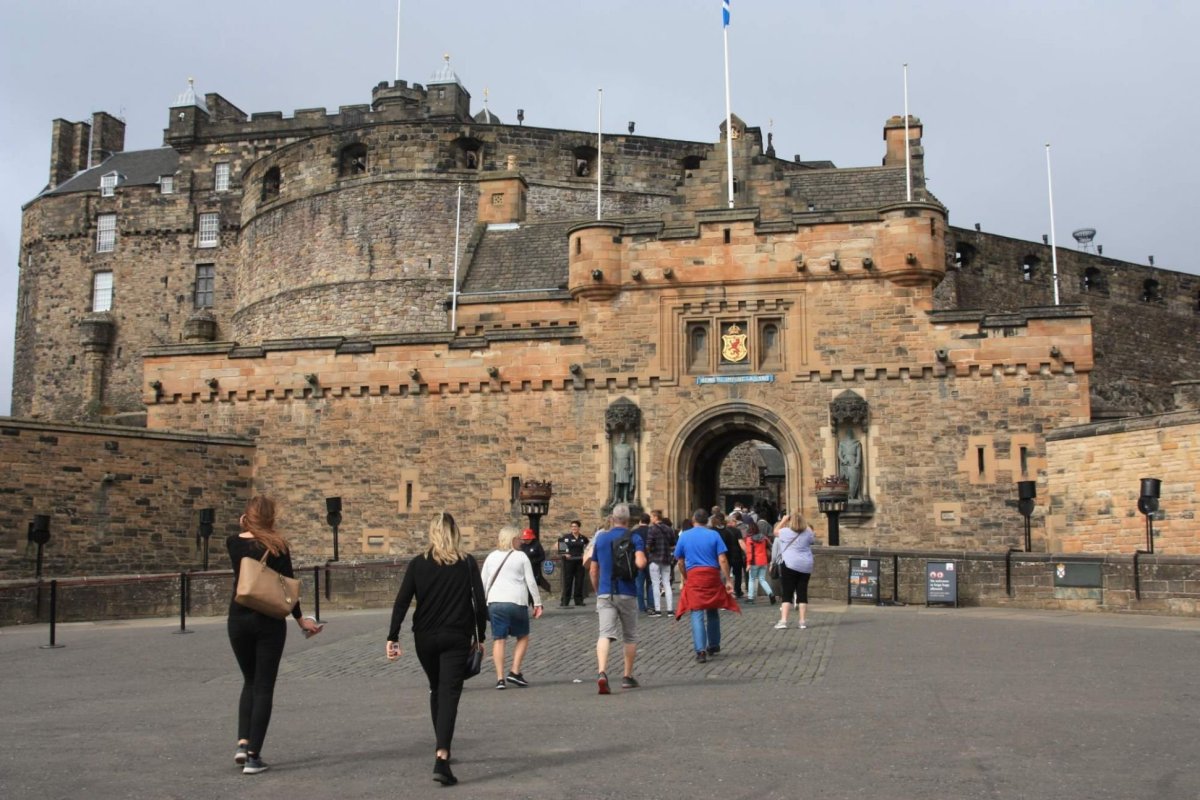 Vstup do Edinburgh Castle