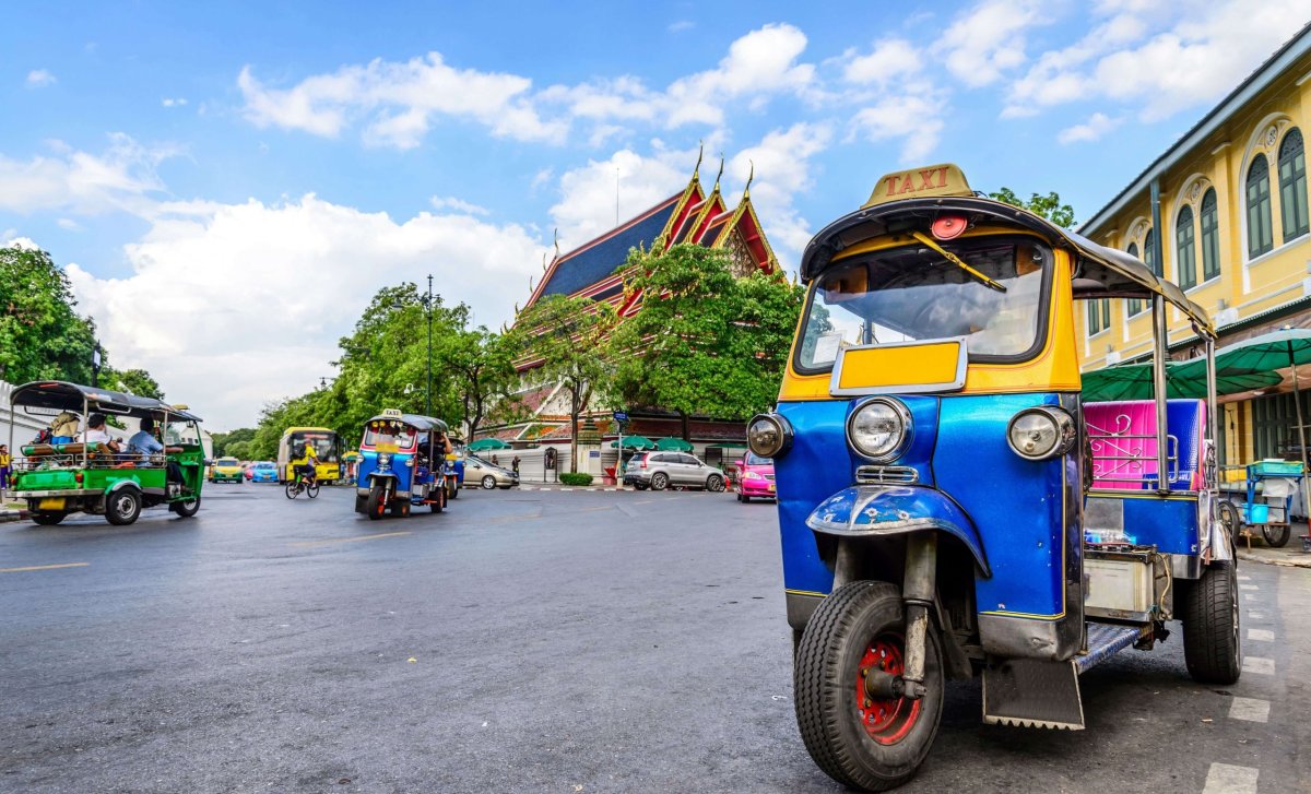 Tuktuk v Bangkoku